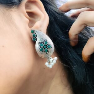 Jaipuri Design Stud Earrings – Light Weight Stud Earrings