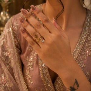 Anti Tarnish Rings Premium Look Adjustable Finger Ring