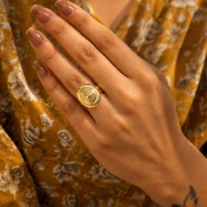 Anti Tarnish Rings Royal Looking Bridal Style Ring