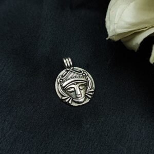 Religious German Silver Charm Raw Material for DIY Jewelry Making