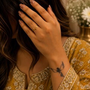 Anti Tarnish Rings Elegant Finger Ring for Anniversary