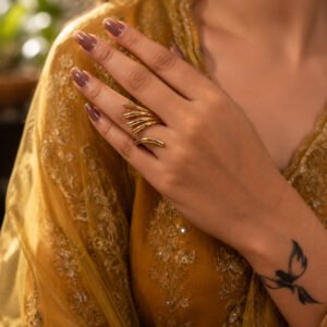 Anti Tarnish Rings Luxury Appearance Anniversary Gift Ring
