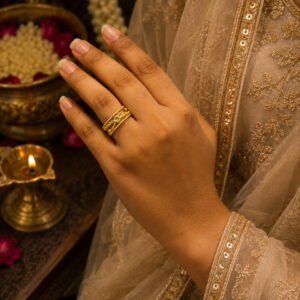 Anti Tarnish Rings Designer Fashion Finger Ring with Timeless