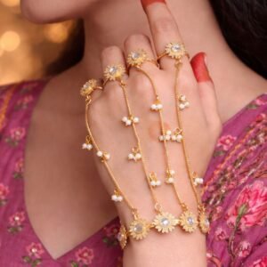 Beautiful Amazing Flower Hathphool for Elegant Traditional Hand Jewelry