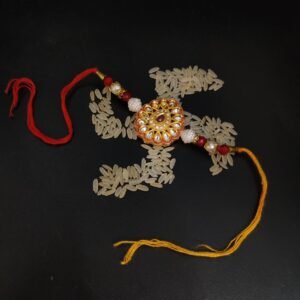 Traditional Charm: Handmade Rakhi for Brother’s Blessings