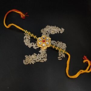 Blessed Knot: Divine Rakhi for Brother’s Prosperity