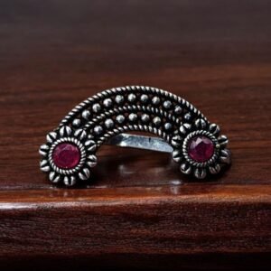 Marathi Nosepin | Oxidised Maharashtrian Nosepin | Best Non-Piercing Nose ring