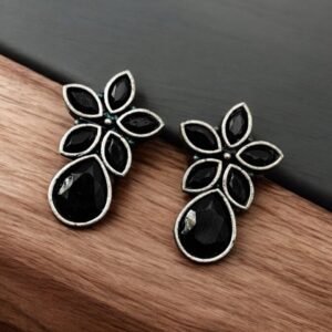 Trendy Stud Earrings | Silver Replica Stone Earring | Best Daily Wear Accessories