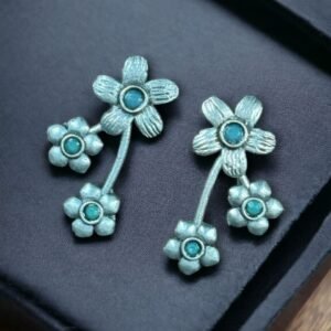 Elegant Flower Stone Stud Earrings for the Perfect Look