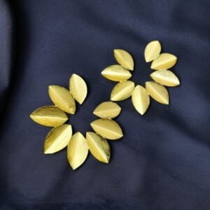 Stylish Golden Leaf Stud Earrings | Best Party Wear Contemporary Flower Jewelry