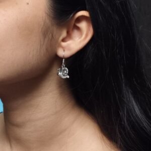 Unique Style Snail Hook Earrings – Silver Plated Dangler Jewelry