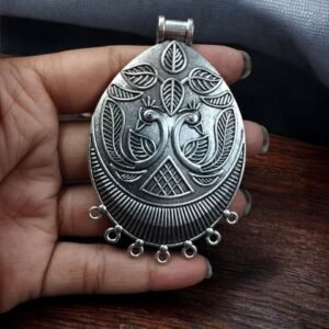 DIY Peacock Pendant Jewelry with German Silver – Premium Raw Material