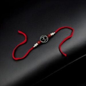 Designer Silver Plated Om Rakhi | Best Rakhis for Raksha Bandhan 2025
