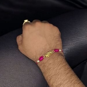 Gold Plated Lord Shiv Rakhi | Raksha Bandhan Gift For Your Beloved Brother