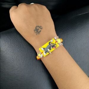 Gold Plated Tom Resin Rakhi for Kids | Raksha Bandhan Gift For Brother 2025