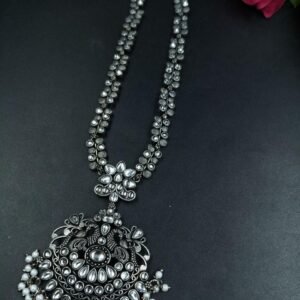 Designer Peacock Necklace | Stone & Pearl Work Ethnic Jewelry for Women