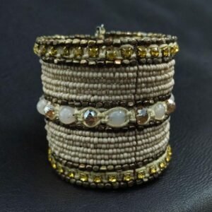 Party Wear Stone Beads Bangle | Rajasthani Look Designer Jewelry for Women