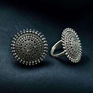 Trendy Oxidized Toe Ring | Silver Plated Comfortable Daily Wear Jewelry