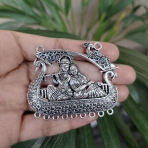 Silver Plated Religious Pendant Raw Material for Traditional Designer Jewelry Making Crafts