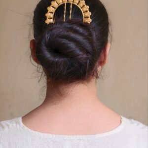Best Designer Gold Plated Juda Pin | Stylish Bun Hair Accessory