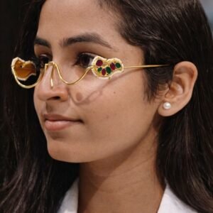 Beautiful Peacock Kashmiri Facelets Elegant Jewelry for Ethnic Look
