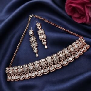 Designer AD Necklace Set Stunning Jewelry for Elegant Style