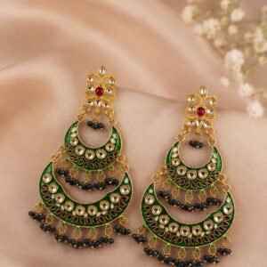 Hand Painted Earring Gorgeous Artistic Jewelry for Beautiful Traditional Style