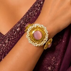 Handcrafted Round Bangle Artisan Design for Traditional Fashion Wear