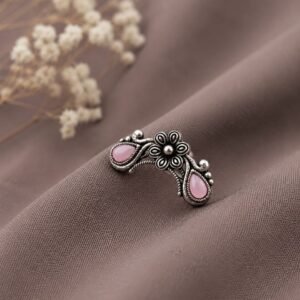 Floral Nose Pin Beautiful Inspired Design for Stunning Traditional Wear