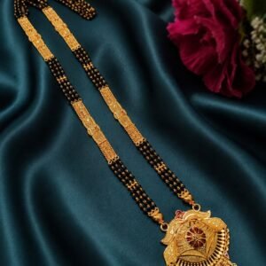Gold Plated Mangal Sutra Elegant Traditional Design for Timeless Daily & Bridal Wear
