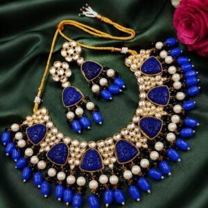 Beautiful Kundan Necklace Set Jewelry for Weddings & Festive Celebrations