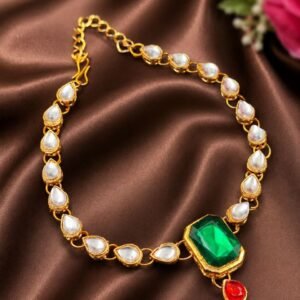Gold Choker Necklace Elegant Jewelry for Weddings, Parties & Festive Wear