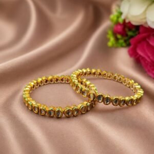 Antique Gold Bangle Traditional Vintage Jewelry for Ethnic Wear