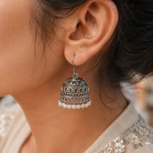 Elegant Pearl Jhumka Design Traditional for Graceful Festive Style