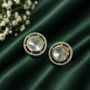 Round Stud Earring Classic Design for Beautiful Fashion Wear