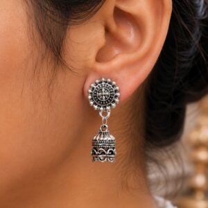 Ethnic Jhumki Earring Traditional Design for LightWeight Minimal Jewelry
