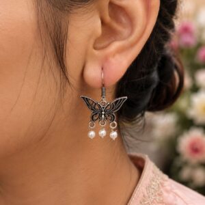 Butterfly Hook Earring Minimal Jewelry for Party & Casual Wear