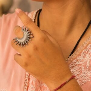 Vintage Silver Ring Antique Jewelry for Everyday & Ethnic Wear