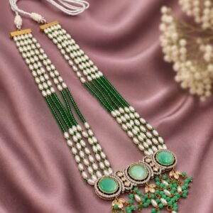 Traditional Kundan Meena Necklace Ethnic Jewelry for Weddings & Bridal Wear