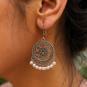 Floral Hook Earring Elegant Jewelry for Everyday, Festive & Ethnic Wear