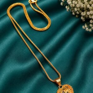 Golden Heart Chain Pendant Elegant Jewelry for Party & Special Occasions