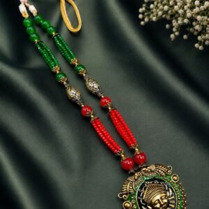 Meenakari Peacock Necklace Traditional Jewelry for Weddings, Festivals & Bridal Wear
