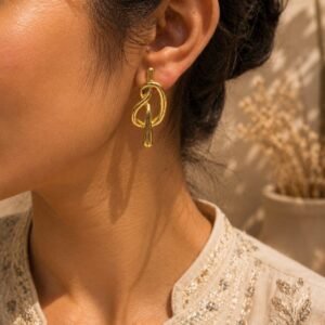Unique Anti Tarnish Earring Premium Gold Plated Earrings for Women