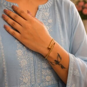 Anti Tarnish Bracelet Premium Gold Plated Bracelet for Traditional Wear