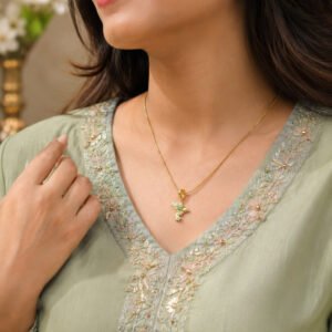 Anti Tarnish Parrot Necklace Premium Gold Plated Necklace for Women