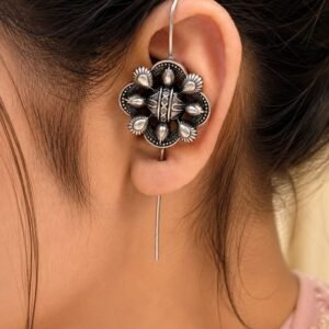 Gorgeous Designer Flower Earcuff for Stunning Elegant Beautiful Styling