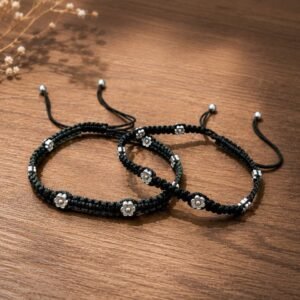 Adjustable Flower Thread Anklet – Stunning Elegant Jewelry for Stylish Everyday Wear