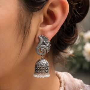 Beautiful Peacock Jhumka Earring – Gorgeous Traditional Jewelry for Women