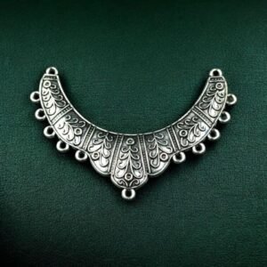 Beautiful Artwork German Silver Necklace for DIY Jewelry Making Handcrafted Designer Craft Supply