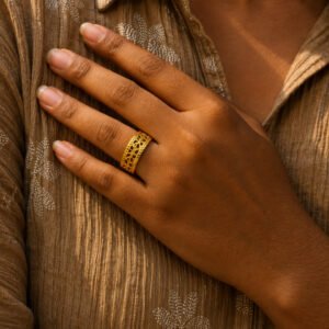 Anti Tarnish Rings Bridal Wear Open Ring for Stylish Women